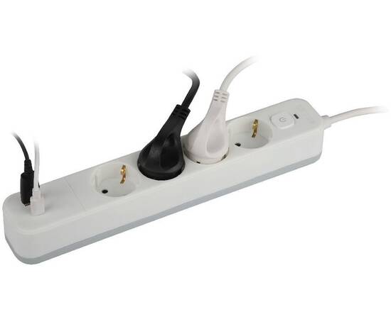 Сетевой фильтр Эра USF-4es-1,5m-2xUSBAC-W Б0059571, изображение 8