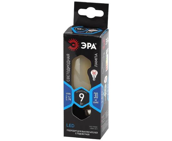 Лампа светодиодная Эра E14 9W 4000K F-LED B35-9w-840-E14 frost Б0046996, изображение 4