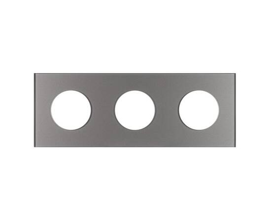 Рамка стеклянная на 3 поста Arlight FRM-GLARE-GC-3-GR 043840, изображение 2