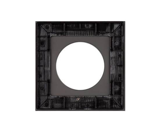 Рамка стеклянная на 1 пост Arlight FRM-GLARE-GC-1-BK 043833, изображение 2