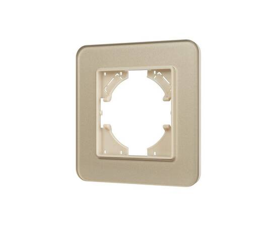 Рамка стеклянная на 1 пост Arlight FRM-OMALI-GS-1-GD 049667
