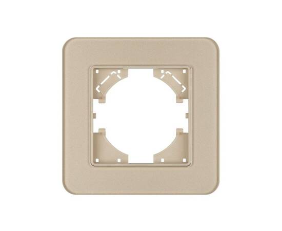 Рамка стеклянная на 1 пост Arlight FRM-OMALI-GS-1-GD 049667, изображение 3