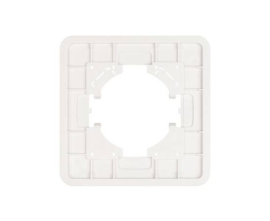 Рамка стеклянная на 1 пост Arlight FRM-OMALI-SFGS-1-WH 049675, изображение 2