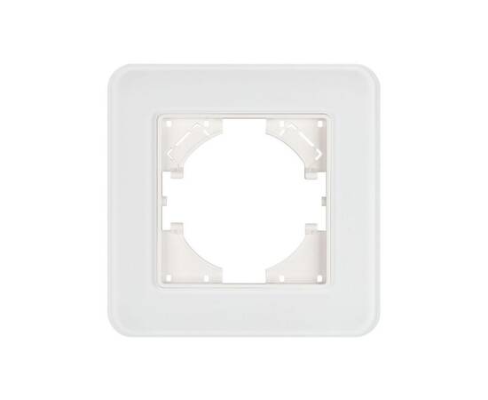 Рамка стеклянная на 1 пост Arlight FRM-OMALI-SFGS-1-WH 049675, изображение 3