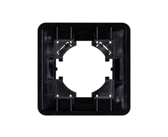 Рамка стеклянная на 1 пост Arlight FRM-OMALI-SFGS-1-BK 049676, изображение 2