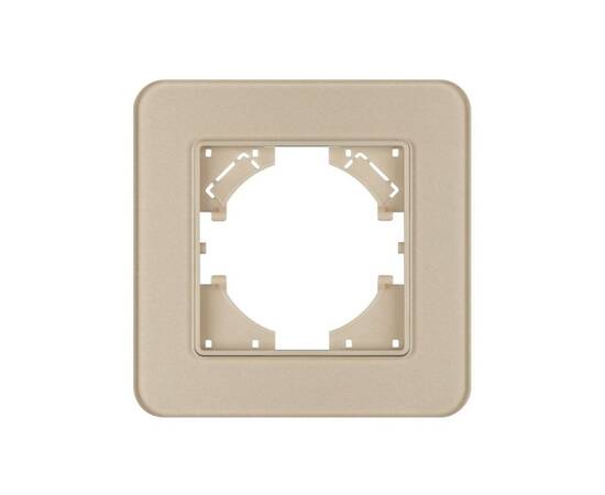 Рамка стеклянная на 1 пост Arlight FRM-OMALI-SFGS-1-GD 049679, изображение 3