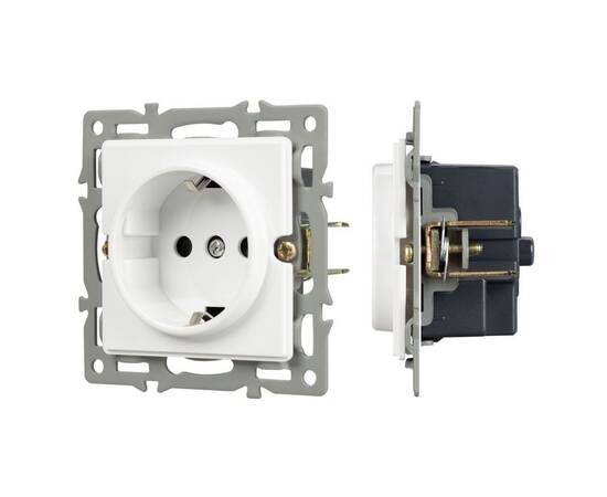 Механизм электрической розетки Arlight SCT-GP-MEU-PL-WH (250V, 16A) 043739