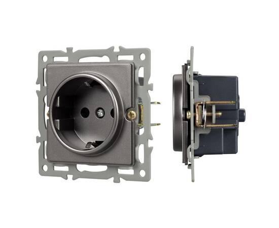 Механизм электрической розетки Arlight SCT-GP-MEU-PL-GR (250V, 16A) 043741