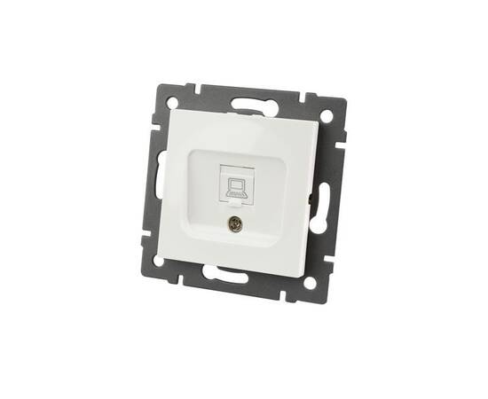 Механизм компьютерной розетки Arlight SCT-MPC1-PL-WH-V (RJ-45, CAT6) 049842