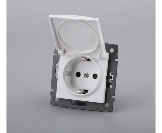 Механизм розетки влагозащищённый Arlight SCT-MCP-PL-WH-V (250V, 16A) 049833