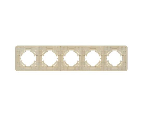 Рамка на 5 постов алюминиевая Arlight FRM-AKIRY-AL-5-GD 049736, изображение 3
