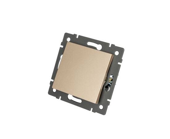 Механизм выключателя одноклавишный самовозвратный Arlight SWT-MKR1-PL-GD-V (250V, 10A) 049882