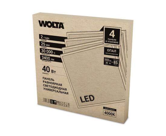 Светодиодная панель Wolta WLPD-40W/01, изображение 4