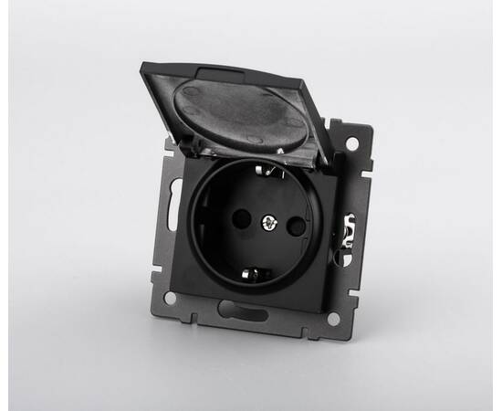 Механизм розетки влагозащищённый Arlight SCT-MCP-PL-BK-V (250V, 16A) 049835