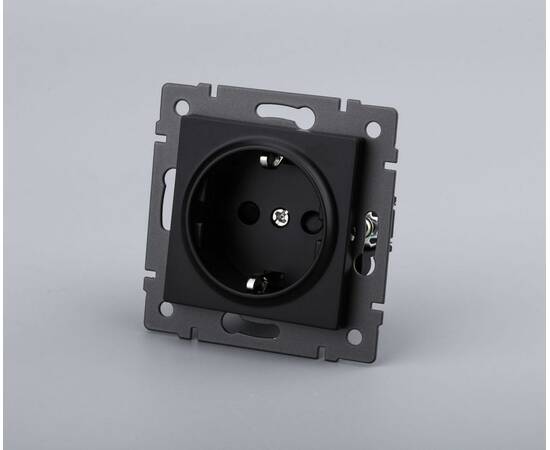 Механизм электрической розетки Arlight SCT-MEU1-PL-BK-V (250V, 16A) 049815