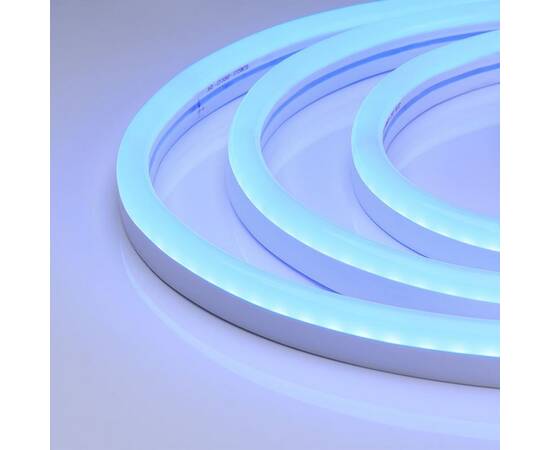 Светодиодная герметичная лента Arlight WAVE-SIDE-A120-12x25mm 230V Blue (12 W/m, IP67, 50m, wire x2)