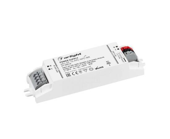 Блок питания Arlight ARJ-SP-15-PFC-NFC-WR (15W, 3-45V, 0.1-0.7A) 050110