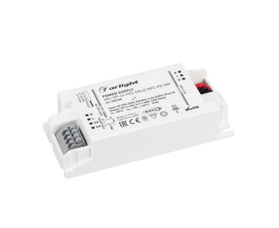 Блок питания Arlight ARJ-SP-44-PFC-DALI2-NFC-PD-WR (44W, 3-45V, 0.3-1.05A) 050108