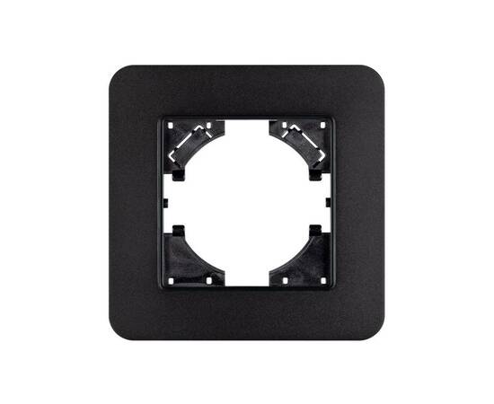 Рамка алюминиевая на 1 пост Arlight FRM-AKIRY-SFAL-1-BK 049685, изображение 3