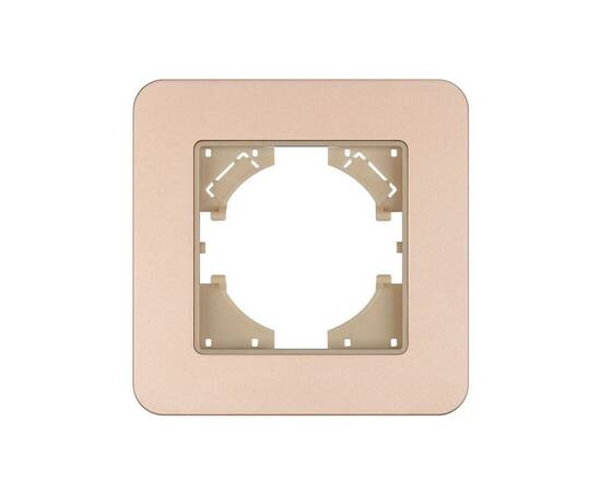 Рамка алюминиевая на 1 пост Arlight FRM-AKIRY-SFAL-1-GD 049686, изображение 3