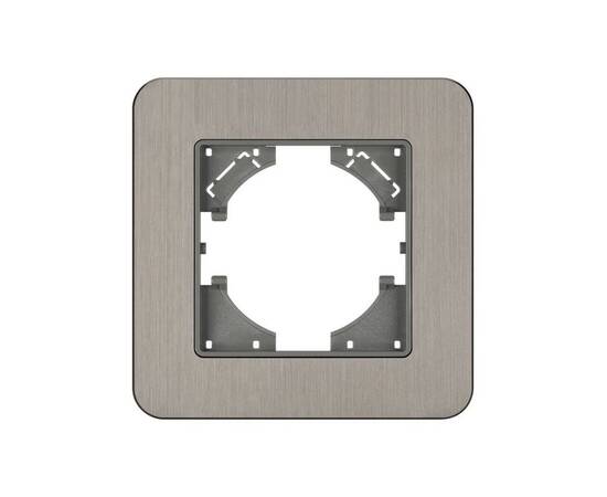 Рамка алюминиевая на 1 пост Arlight FRM-AKIRY-AL-1-SR 049680, изображение 3