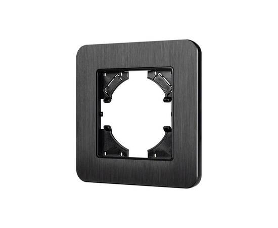 Рамка алюминиевая на 1 пост Arlight FRM-AKIRY-AL-1-BK 049681