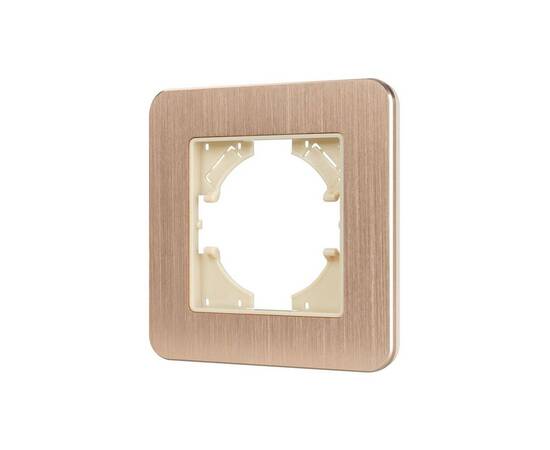Рамка алюминиевая на 1 пост Arlight FRM-AKIRY-AL-1-GD 049683