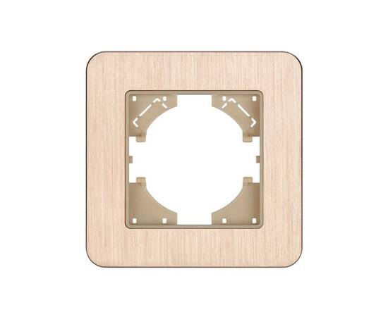 Рамка алюминиевая на 1 пост Arlight FRM-AKIRY-AL-1-GD 049683, изображение 2
