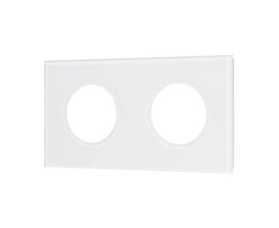 Рамка стеклянная на 2 поста Arlight FRM-GLARE-GC-2-WH 043835