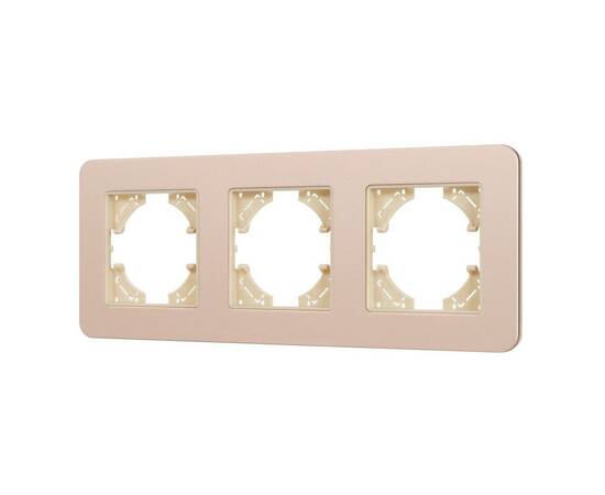 Рамка на 3 поста алюминиевая Arlight FRM-AKIRY-SFAL-3-GD 049742
