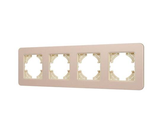 Рамка на 4 поста алюминиевая Arlight FRM-AKIRY-SFAL-4-GD 049745