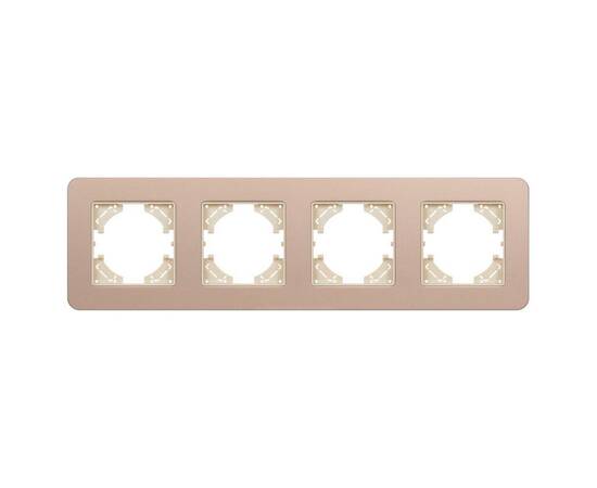 Рамка на 4 поста алюминиевая Arlight FRM-AKIRY-SFAL-4-GD 049745, изображение 2