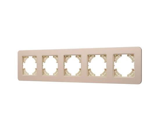 Рамка на 5 постов алюминиевая Arlight FRM-AKIRY-SFAL-5-GD 049748