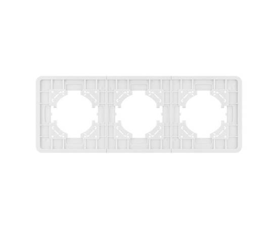 Рамка на 3 поста алюминиевая Arlight FRM-AKIRY-AL-3-SR 049728, изображение 2