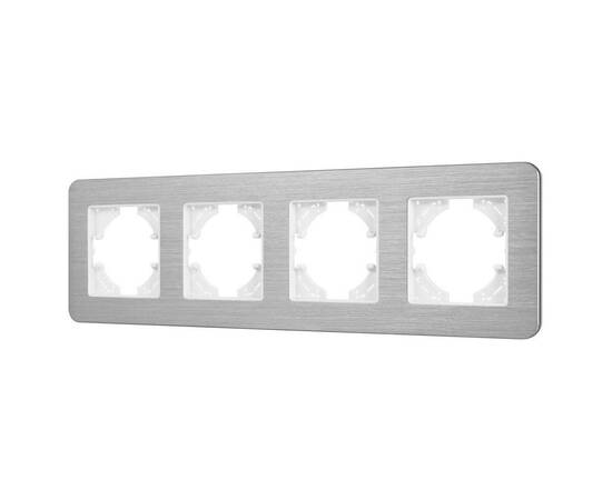 Рамка на 4 поста алюминиевая Arlight FRM-AKIRY-AL-4-SR 049731