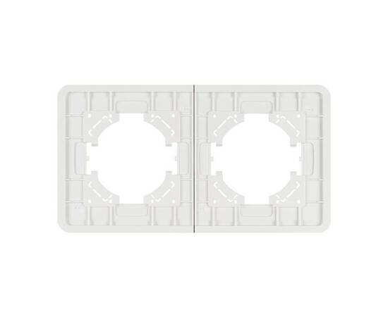 Рамка на 2 поста алюминиевая Arlight FRM-AKIRY-SFAL-2-SR 049737, изображение 2
