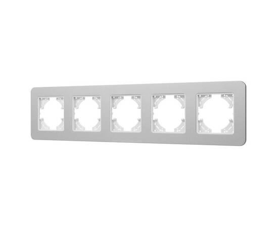 Рамка на 5 постов алюминиевая Arlight FRM-AKIRY-SFAL-5-SR 049746