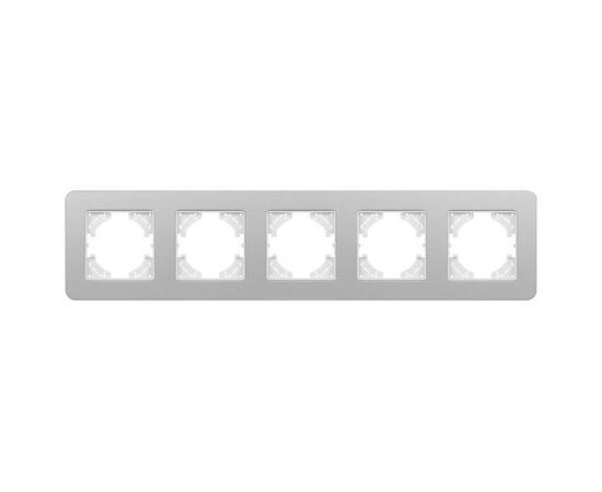 Рамка на 5 постов алюминиевая Arlight FRM-AKIRY-SFAL-5-SR 049746, изображение 3