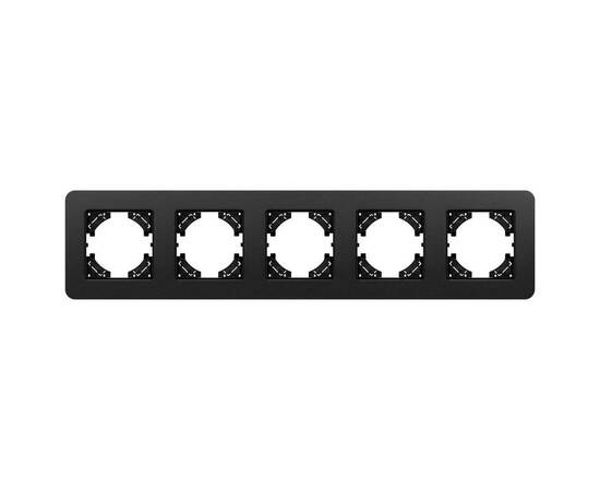 Рамка на 5 постов алюминиевая Arlight FRM-AKIRY-SFAL-5-BK 049747, изображение 3