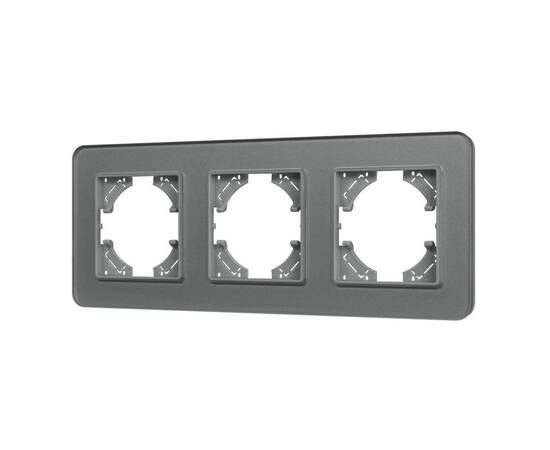Рамка на 3 поста стеклянная Arlight FRM-OMALI-GS-3-GR 049698