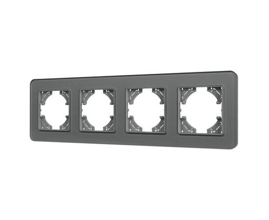 Рамка на 4 поста стеклянная Arlight FRM-OMALI-GS-4-GR 049702