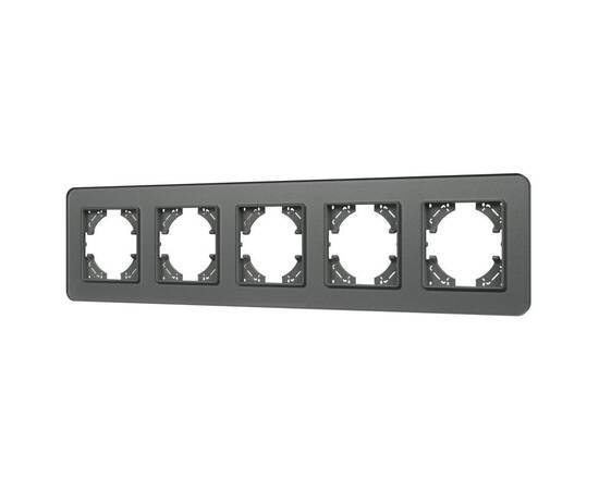 Рамка на 5 постов стеклянная Arlight FRM-OMALI-GS-5-GR 049706