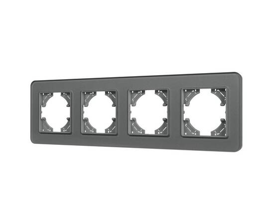 Рамка на 4 поста стеклянная Arlight FRM-OMALI-SFGS-4-GR 049718
