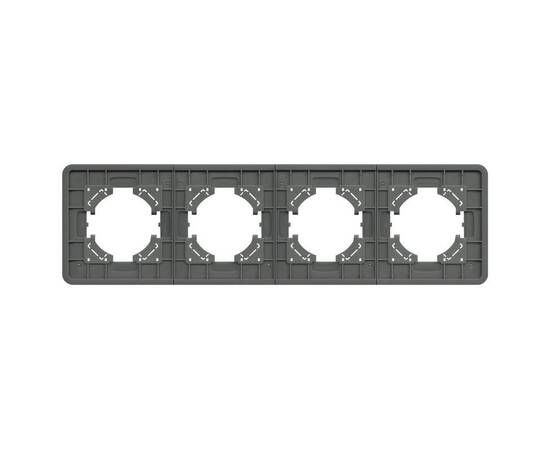 Рамка на 4 поста стеклянная Arlight FRM-OMALI-SFGS-4-GR 049718, изображение 2