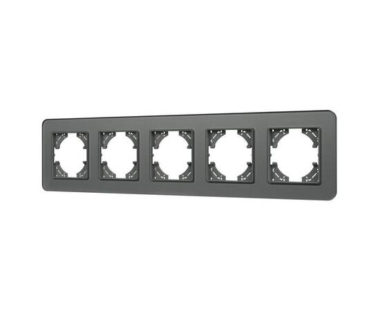 Рамка на 5 постов стеклянная Arlight FRM-OMALI-SFGS-5-GR 049722