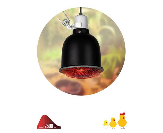 Светильник для террариумов и брудеров Эра FITO-E27-SHADE Б0053286