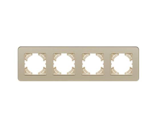 Рамка на 4 поста стеклянная Arlight FRM-OMALI-SFGS-4-GD 049719, изображение 3