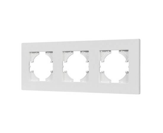 Рамка на 3 поста пластиковая Arlight FRM-PERIO-PL-3-WH 049754
