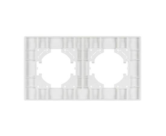 Рамка на 2 поста пластиковая Arlight FRM-PERIO-PL-2-GD 049753, изображение 3