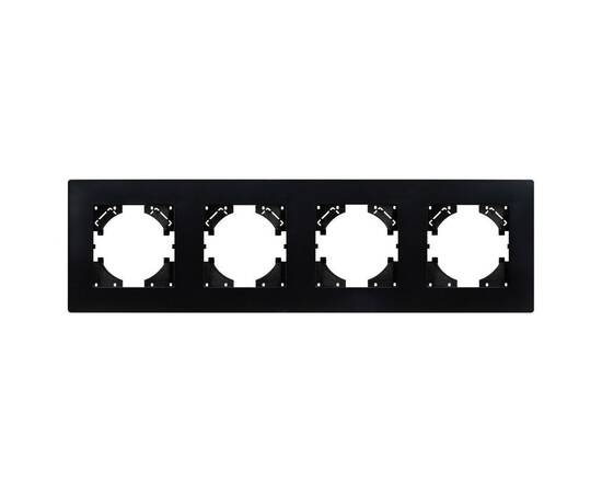 Рамка на 4 поста пластиковая Arlight FRM-PERIO-PL-4-BK 049759, изображение 3